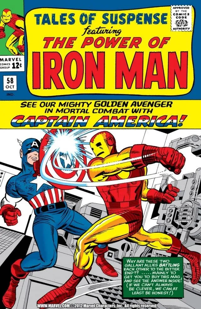 Cover of Tales of Suspense #58
