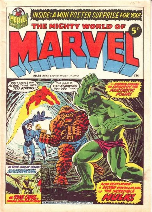 Cover of The Mighty World of Marvel #24