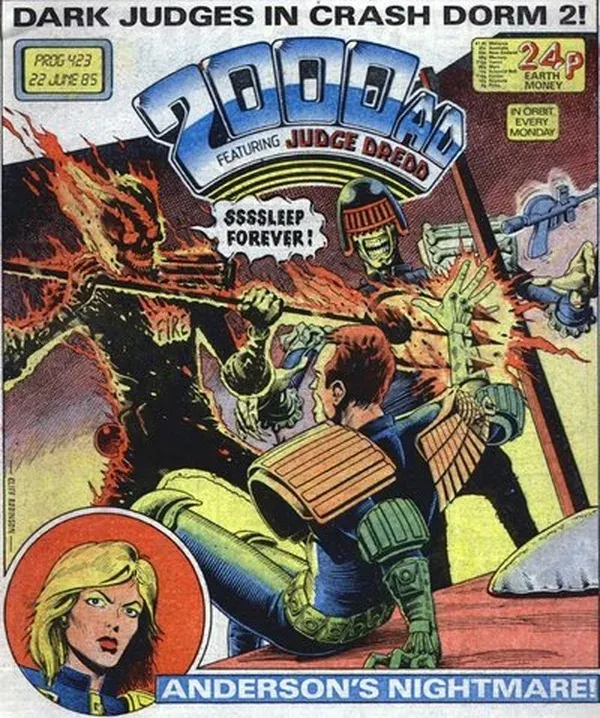 Cover of 2000 AD #423