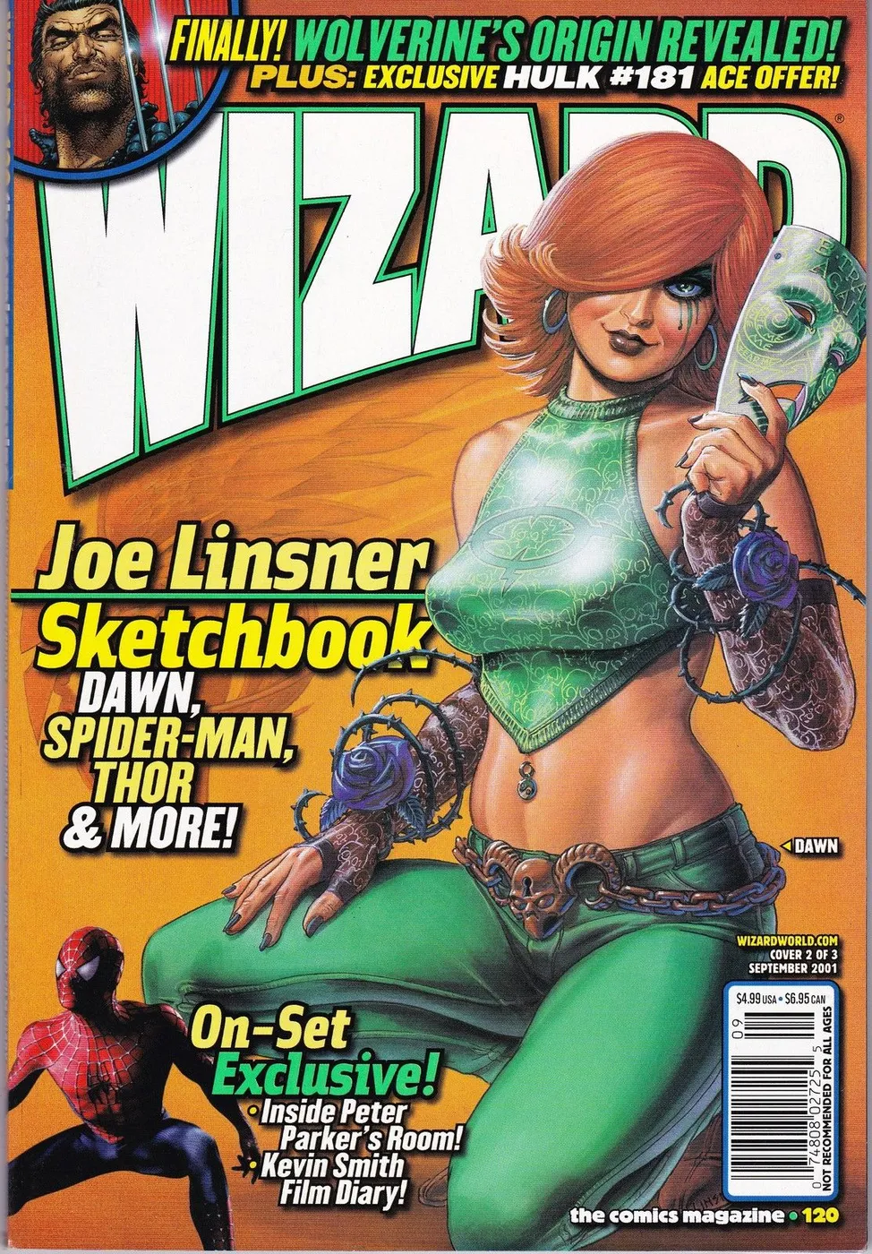 Cover of Wizard: The Comics Magazine #120