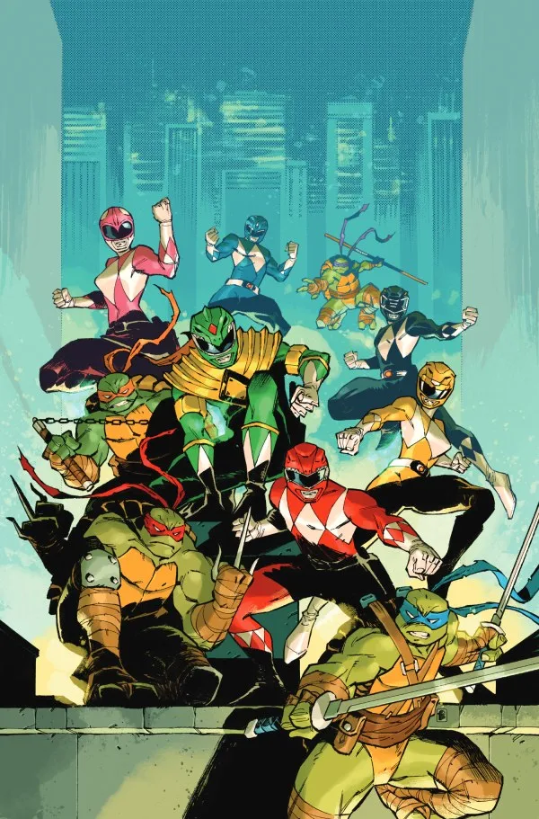 Cover of Mighty Morphin Power Rangers / Teenage Mutant Ninja Turtles III #2