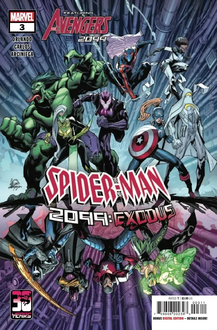 Cover of Spider-Man 2099: Exodus #3
