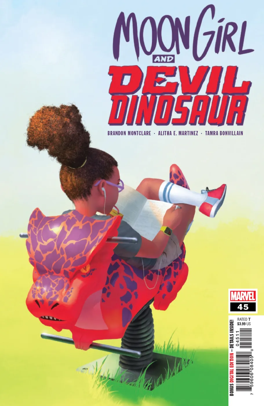 Cover of Moon Girl and Devil Dinosaur #45