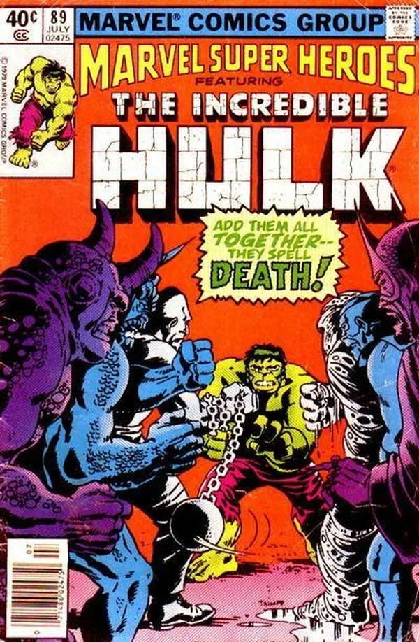 Cover of Marvel Super-Heroes #89
