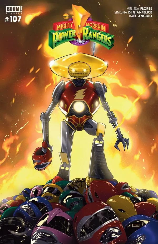 Cover of Mighty Morphin Power Rangers #107