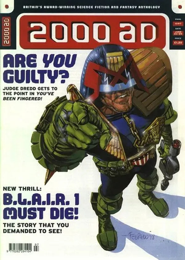Cover of 2000 AD #1097