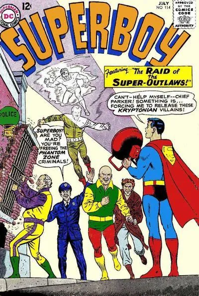 Cover of Superboy #114