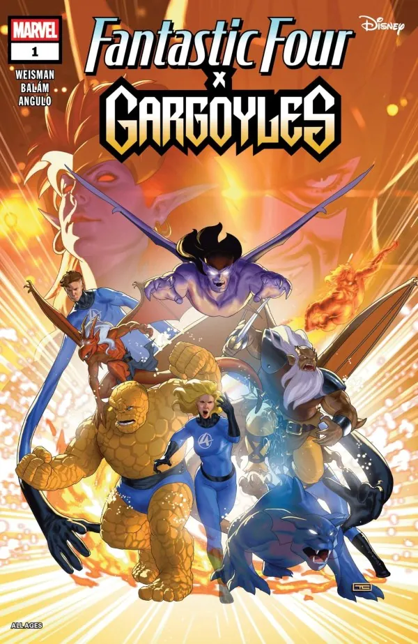 Cover of Fantastic Four / Gargoyles #1