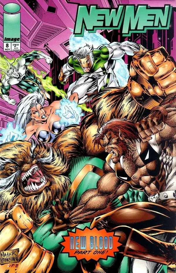 Cover of NewMen #8