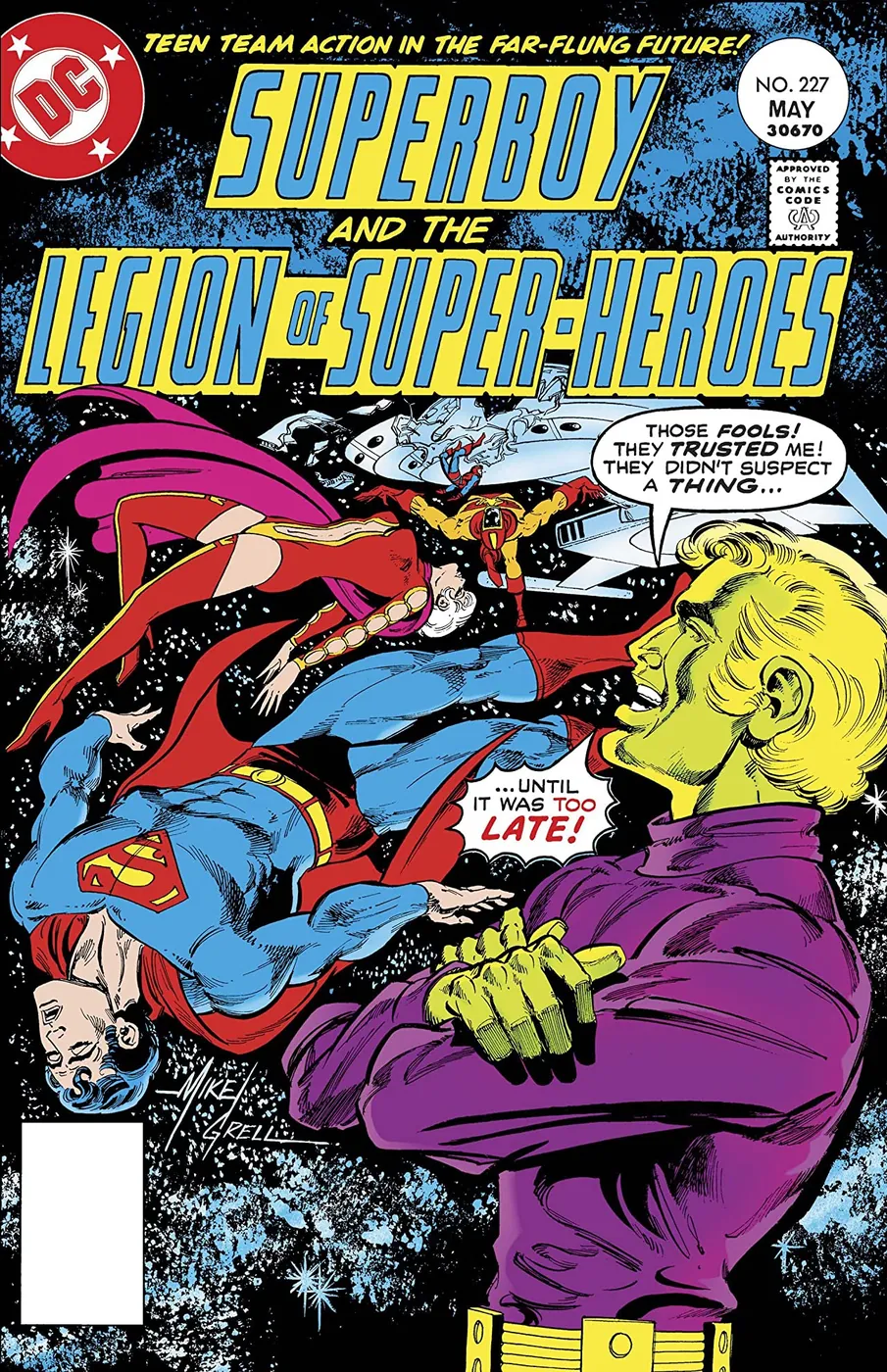 Cover of Superboy #227