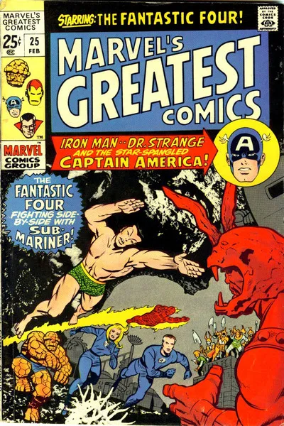 Cover of Marvel's Greatest Comics #25
