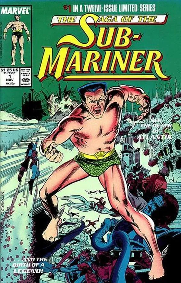 Cover of Saga of the Sub-Mariner #1