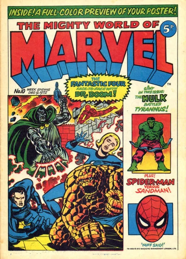 Cover of The Mighty World of Marvel #10