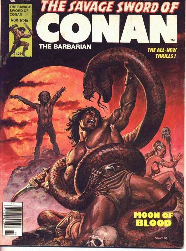 Cover of The Savage Sword of Conan #1
