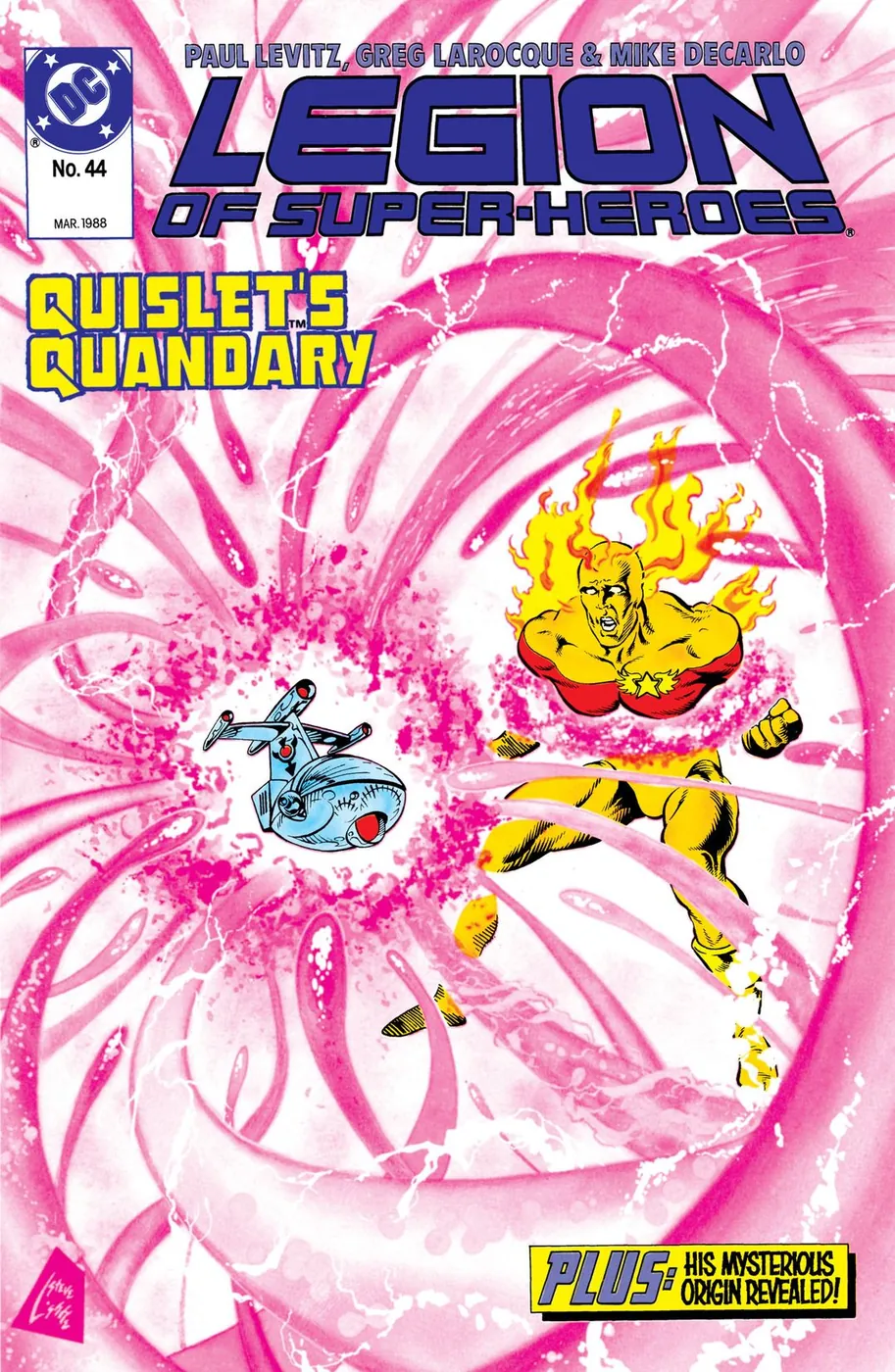 Cover of Legion of Super-Heroes #44