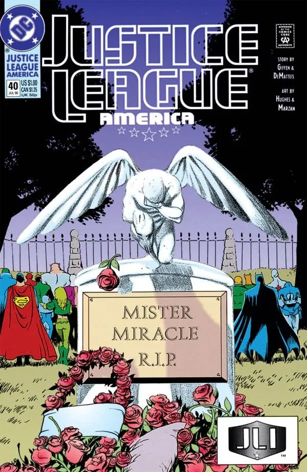 Cover of Justice League America #40