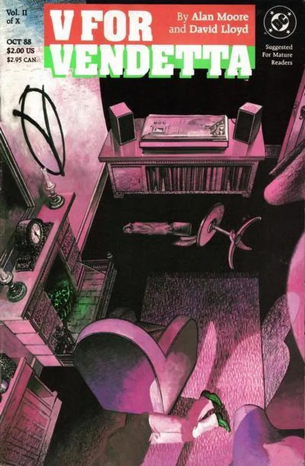 Cover of V for Vendetta #2