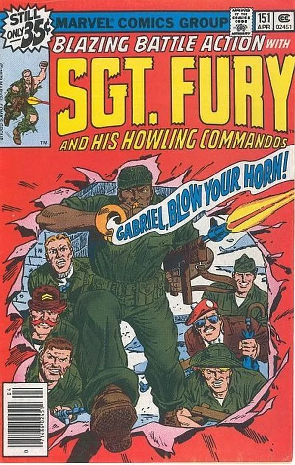 Cover of Sgt. Fury and His Howling Commandos #151