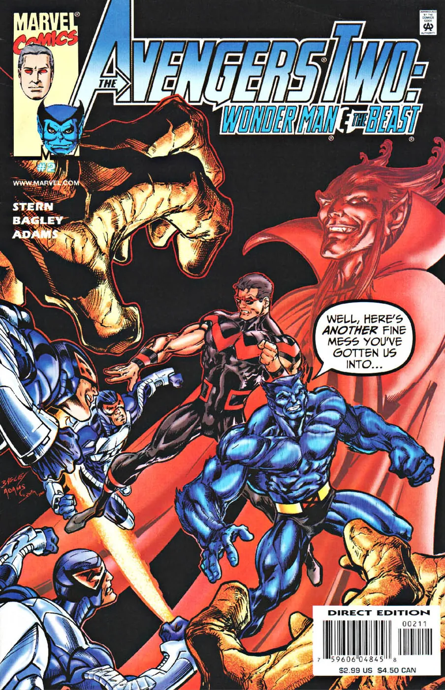 Cover of Avengers Two: Wonder Man & Beast #2