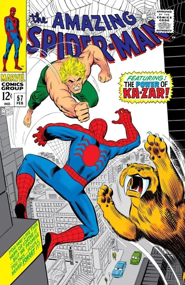 Cover of The Amazing Spider-Man #57