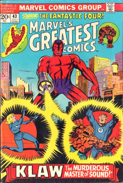 Cover of Marvel's Greatest Comics #43