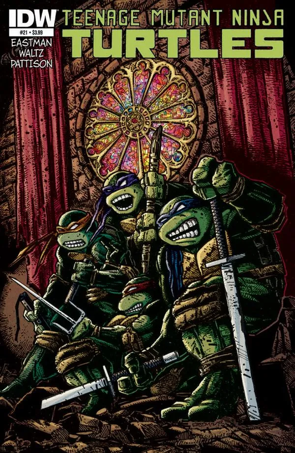Cover of Teenage Mutant Ninja Turtles #21