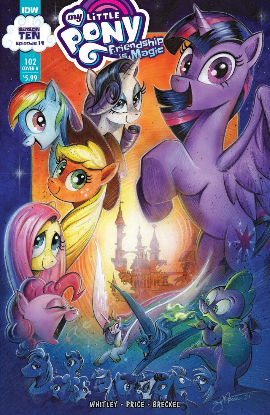Cover of My Little Pony: Friendship Is Magic #102