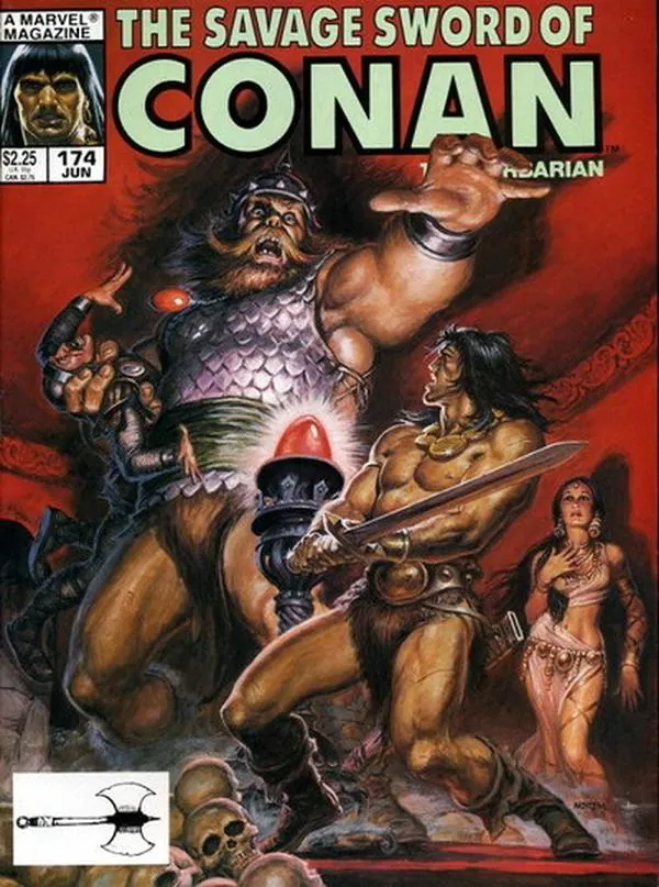 Cover of The Savage Sword of Conan #174
