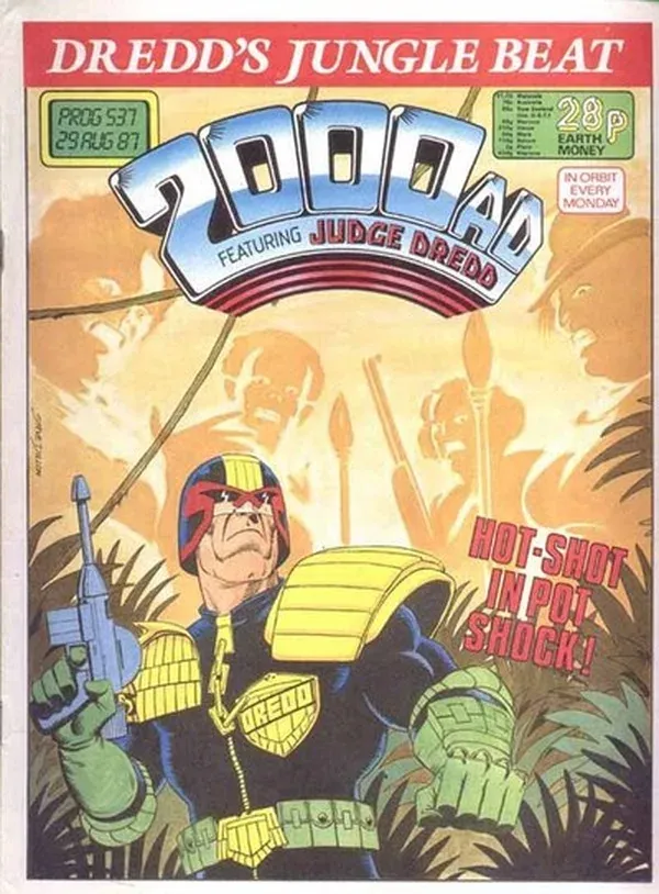 Cover of 2000 AD #537
