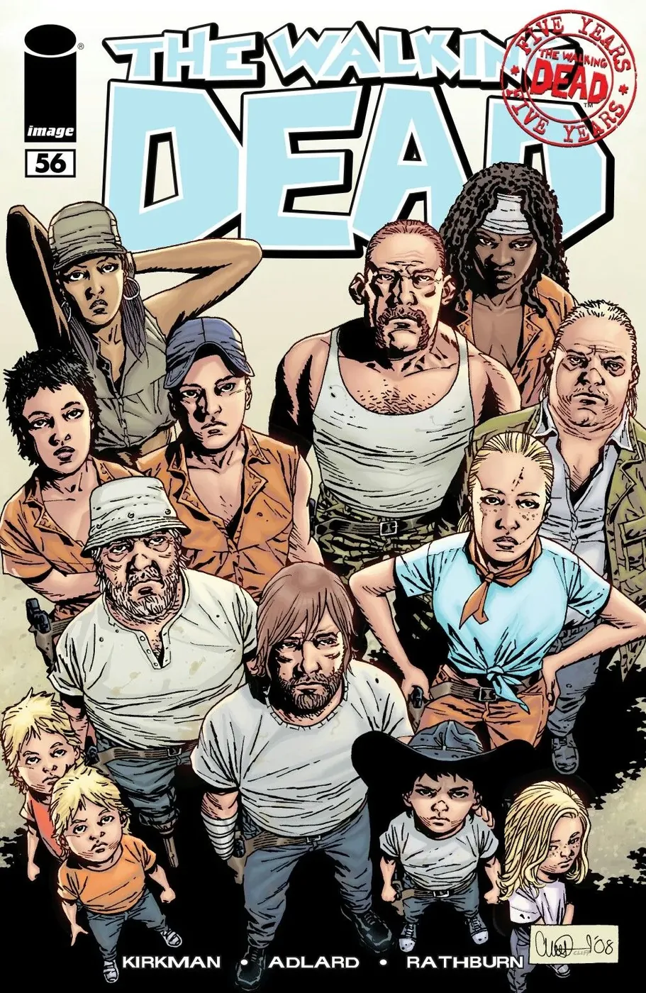 Cover of The Walking Dead #56