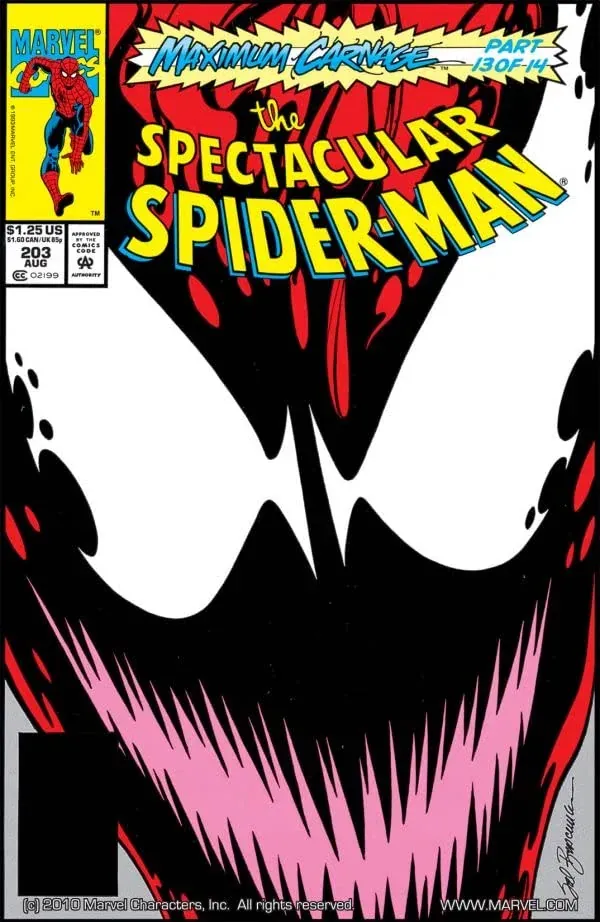 Cover of The Spectacular Spider-Man #203