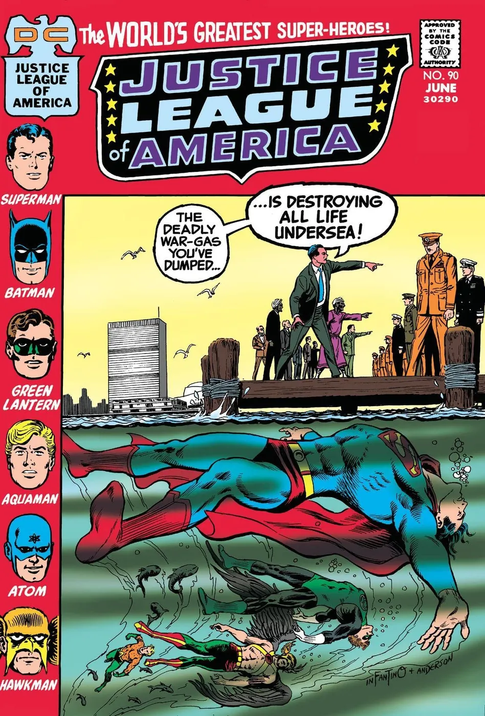 Cover of Justice League of America #90