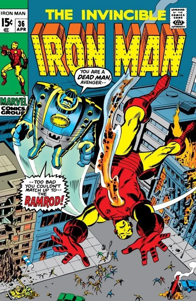 Cover of Iron Man #36