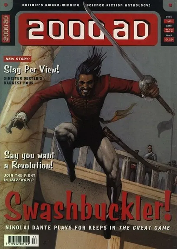 Cover of 2000 AD #1103