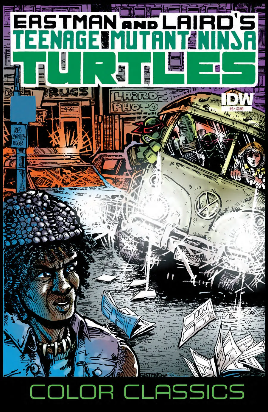Cover of Teenage Mutant Ninja Turtles Color Classics #3