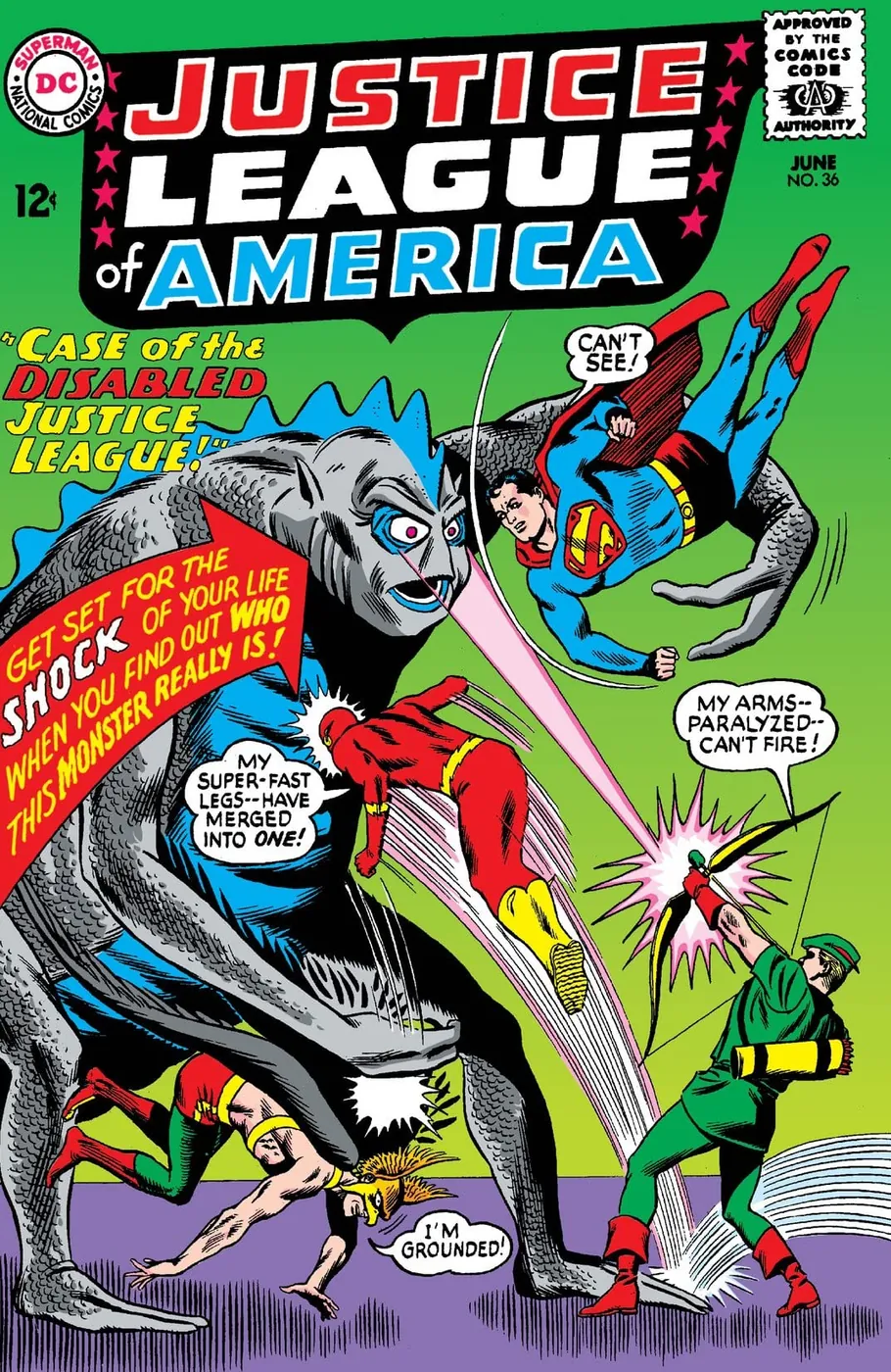 Cover of Justice League of America #36