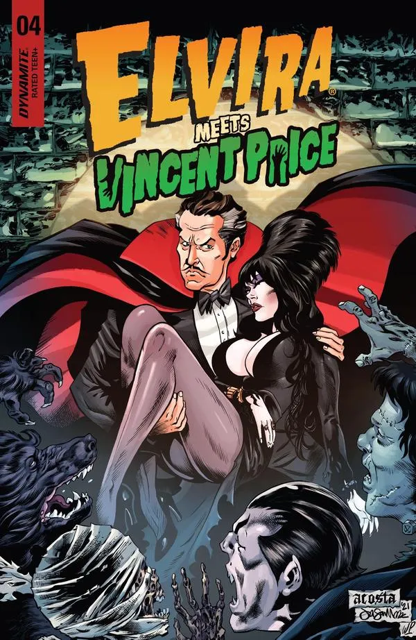 Cover of Elvira Meets Vincent Price #4