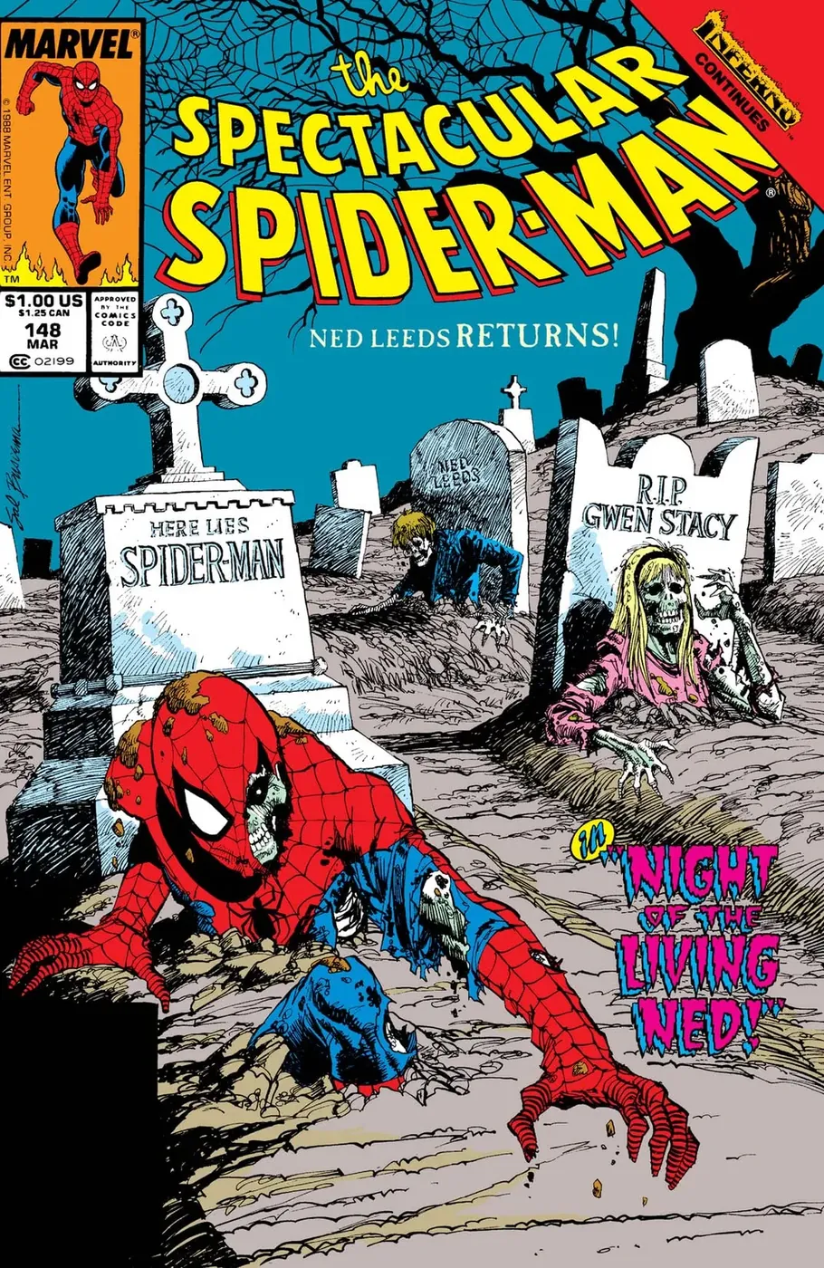 Cover of The Spectacular Spider-Man #148