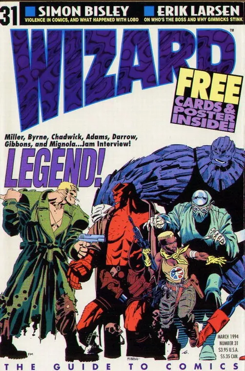 Cover of Wizard: The Comics Magazine #31