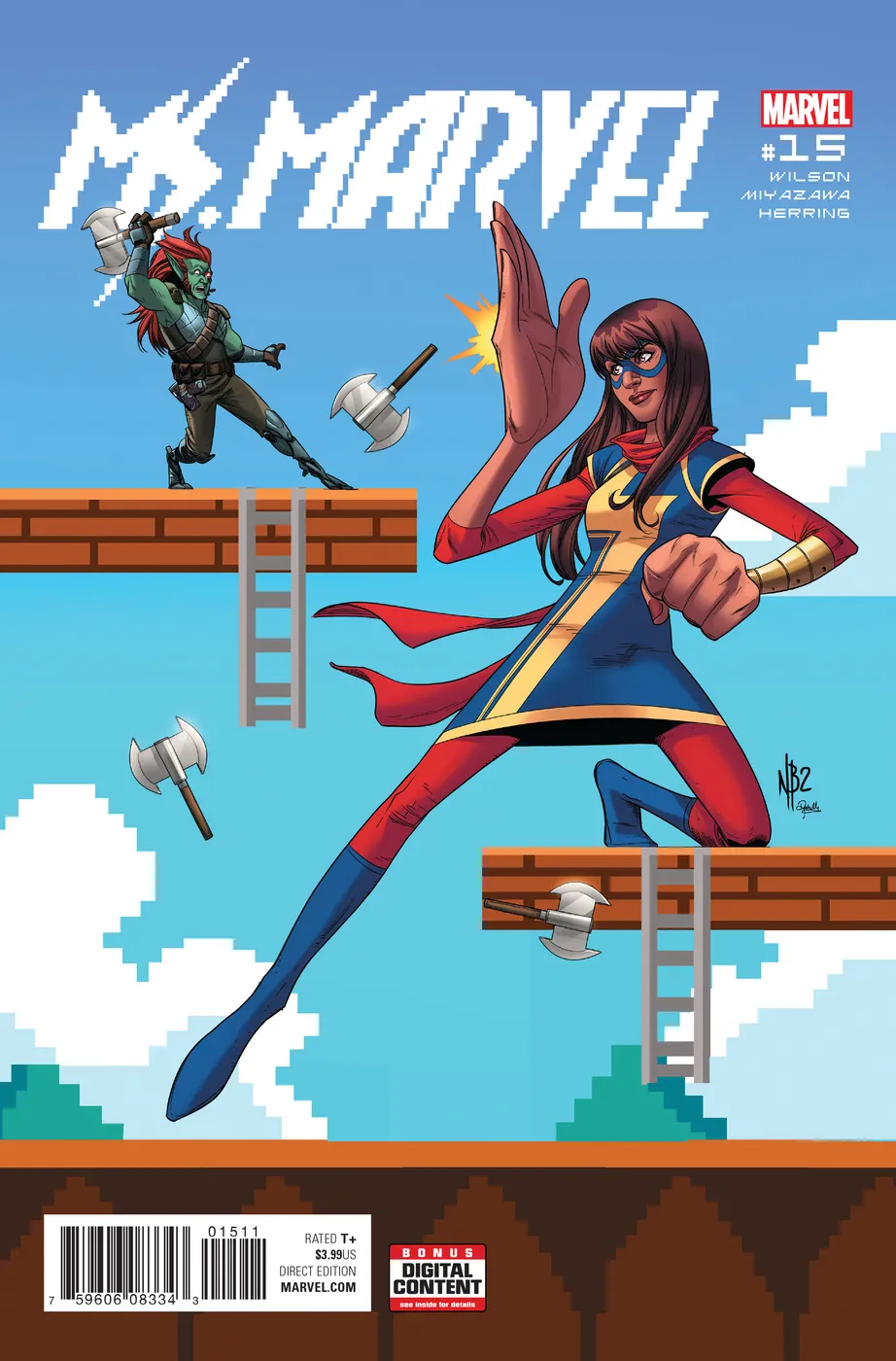 Cover of Ms. Marvel #15