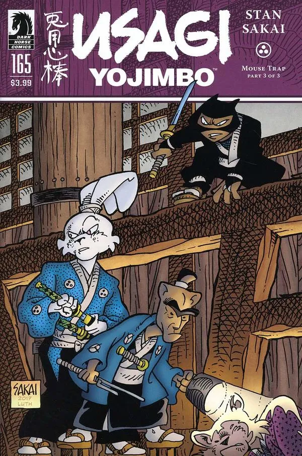 Cover of Usagi Yojimbo #165