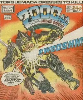 Cover of 2000 AD #404
