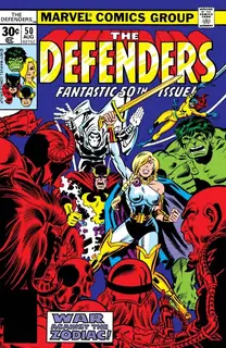 Cover of The Defenders #50