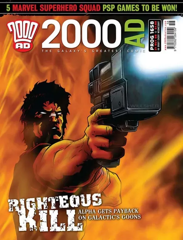 Cover of 2000 AD #1658