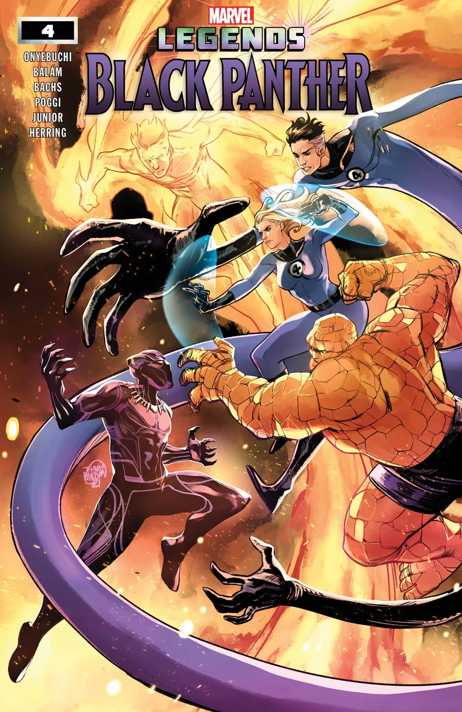 Cover of Black Panther Legends #4