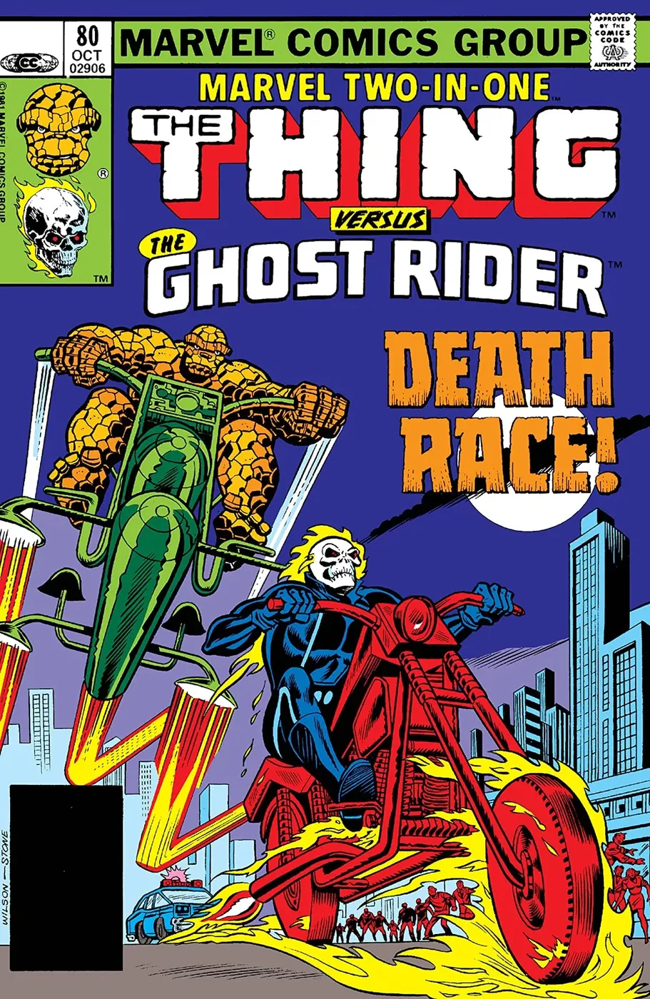 Cover of Marvel Two-in-One #80