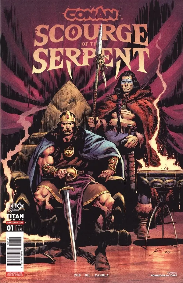 Cover of Conan the Barbarian: Scourge of the Serpent #1