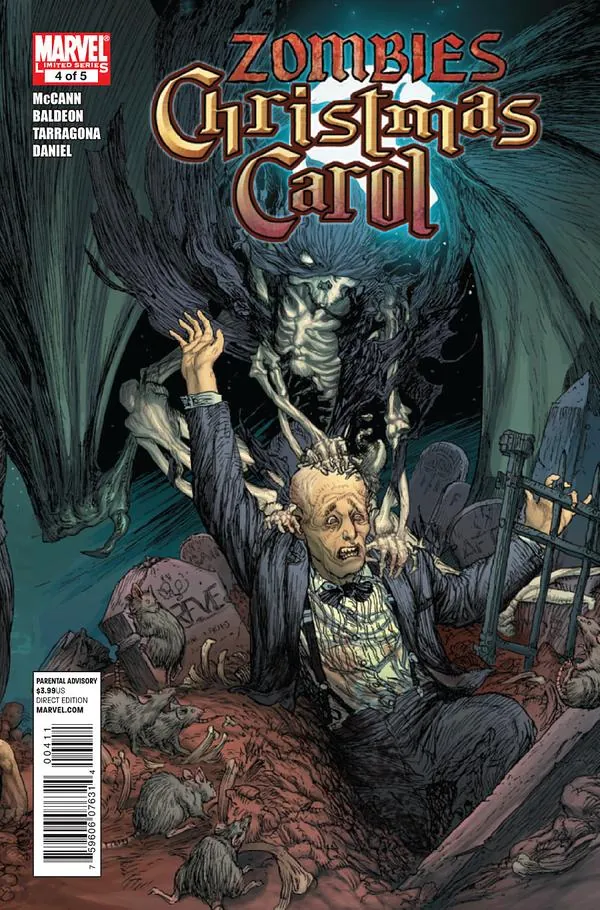 Cover of Marvel Zombies Christmas Carol #4