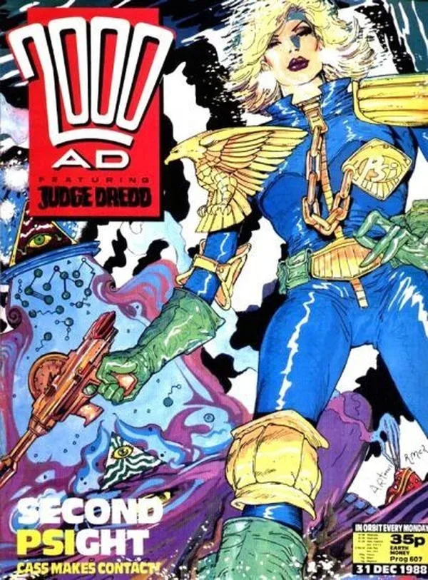 Cover of 2000 AD #607