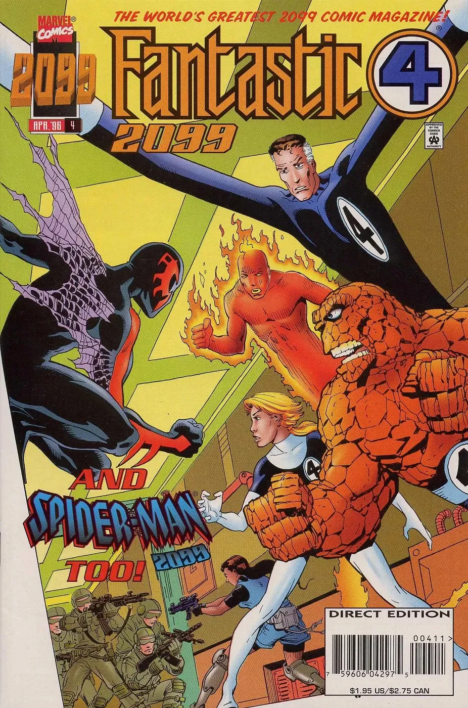 Cover of Fantastic Four 2099 #4
